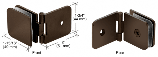 CRL Adjustable Wall Mount Clamps