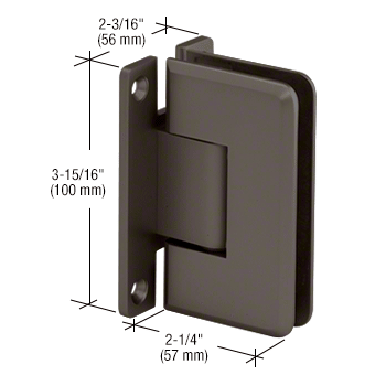 CRL Cologne Series Wall Mount Positive Close