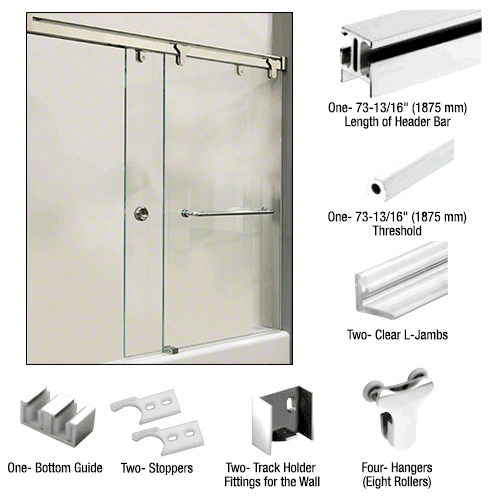 CRL Contempo Series Standard 180 Degree Kits