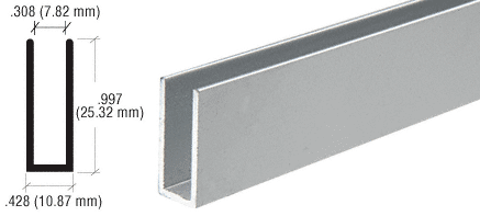 CRL Short U-Channel Window Framing Material