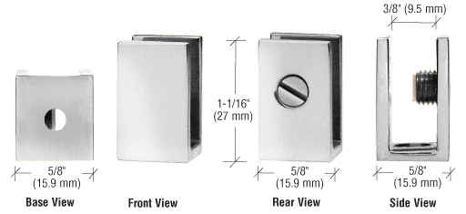 CRL Single Set Screw Clamps