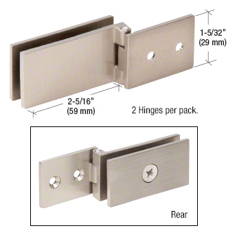 CRL Square Corner Style Hinge