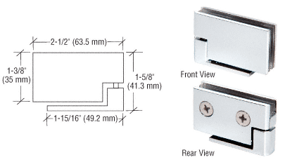 CRL Surface Mount Cabinet Pivot Hinge