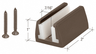 CRL Standard Hydroslide Sliding Door Floor Guide Kit