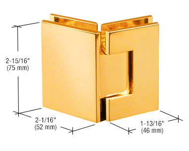 CRL Junior Geneva Series Glass-to-Glass Mount Hinge