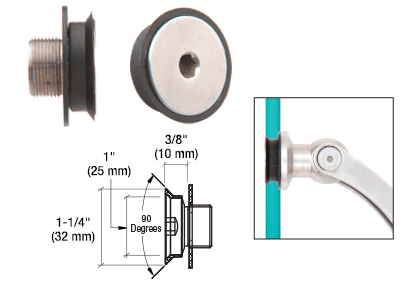 CRL Swivel Fitting Cap Assemblies