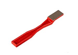 CRL Red Diamond Coated Hand File 200 Grit Shape 1