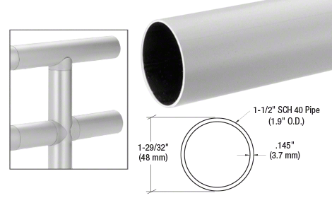 CRL Satin Anodized 1.9