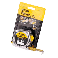 CRL Stanley PowerLock® Metal Case Tape - 8 m