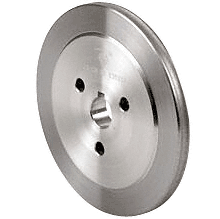 CRL Pencil Edge Diamond Wheel 175/5/25 mm for Schiatti Double Edger with Keyway Coarse 4 mm Glass