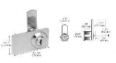 CRL Chrome Keyed Alike Double Door Cam Lock