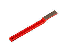 CRL Red Diamond Coated Hand File 200 Grit Shape 2