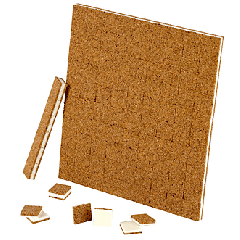 CRL Cork Transport Pads 19 x 19 x 2.5 MM - 1,000 Pack