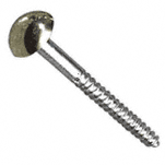 CRL Chrome Plated Dome Head No. 8 Gauge 2" Steel Screws - 200