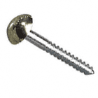 CRL Chrome Plated Dome Head No 8 Gauge 1-1/2" Steel Screws - 200