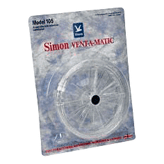 CRL Vent-A-Matic 105 6-3/8" Glass Aperture without Shutters Clear