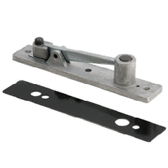 CRL Jackson® Center-Hung Top Door Walking Beam Pivot With Dark Bronze Cover Plate