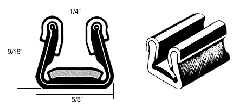 CRL 96" Unbeaded Flexible Channel for 1949-1963 Willys, Jeep and Diamond-T Trucks