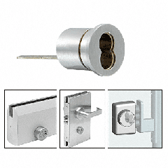 CRL Brushed Stainless Rim Cylinder Housings for Small Format Interchangeable Cores (SFIC)