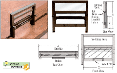 CRL Duranodic Bronze Vertical Sliding Ticket Window With 8-1/4" x 3-1/2" Opening