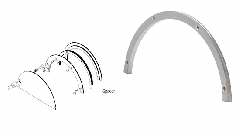 CRL Satin Anodized Optional Spacer Kit for 725A Half-Round Ticket Window