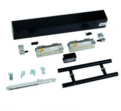 Set DORMA-GLAS MUTO COMFORT M 60, W, SET 950, incl. Pull Handle and dormotion, matte black