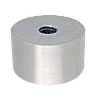 CRL 316 Brushed Stainless Clad Aluminum 2" Diameter by 1" Long Standoff Base