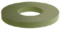 CRL 120 Grit Peripheral Type 7-7/8" Diameter x 3/4" Wide Polishing Wheel with 3-1/2" Bore