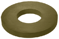 CRL 180 Grit Peripheral Type 7-7/8" Diameter x 3/4" Wide Polishing Wheel with 3-1/2" Bore