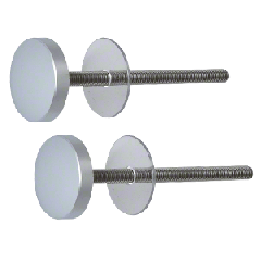 CRL Satin Chrome Cologne Low Profile Stud Replacement Set