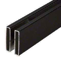 CRL Matte Black 73" Replacement Header for Cambridge Sliding Shower Door System