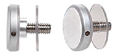 CRL Satin Chrome 1-1/4" Diameter Standoff Cap Assembly