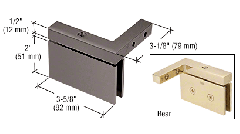 CRL Oil Rubbed Bronze Cardiff Series Right Hand Mount Hinge