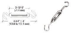 CRL Nickel Plated Cable Turnbuckle for Cable Display System