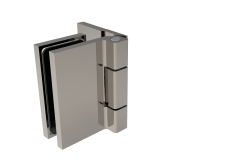 CRL COMO Brushed Nickel 90° Glass-to-Wall Hinge