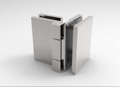 CRL COMO Polished Chrome 90° outwards opening Glass-to-Glass Hinge