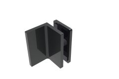 CRL COMO Matte Black 90° Wall Clamp