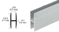 CRL H14 Narrow 1/4" H-Channel