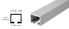 CRL 120" Top Track for Top Hung/Bi-Folds