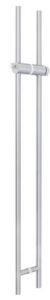 CRL Brushed Stainless Steel Locking Ladder Pull, 8 - 12 mm,