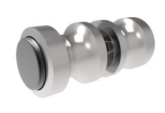 CRL EURO Plus Shower Door Knob with Bumpers 