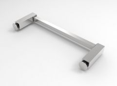 CRL Slim-Line Towel Bar, Square 12 x 12 mm, 1000 mm, Flush Mount