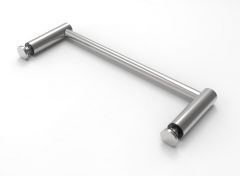 CRL Slim-Line Towel Bar, Round ø 12 mm, 1000 mm, Cap/Cap