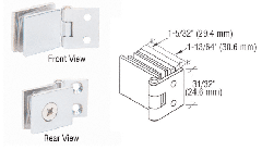 CRL 31/32" Wall-to-Glass Hinge for 1/4" to 5/16" Glass