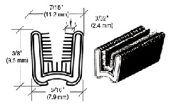 CRL 7/16" x 3/8" Universal Channel 