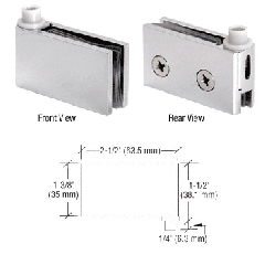 CRL Flush Mount Cabinet Pivot Hinge