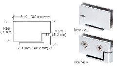 CRL Surface Mount Cabinet Pivot Hinge