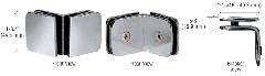 CRL Roman Series 90 Degree Glass-to-Glass Clamps