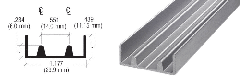 CRL Aluminum Lower Double Channels