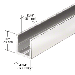 CRL Deep U-Channel for 1/2" Glass - 95"